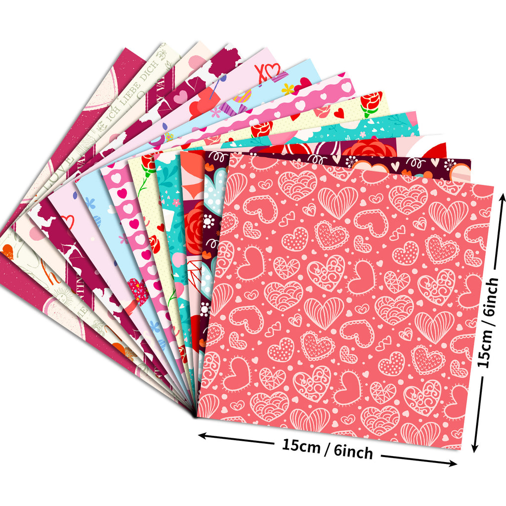 6 inch Valentine's Day Scrapbook Paper Pad PA771