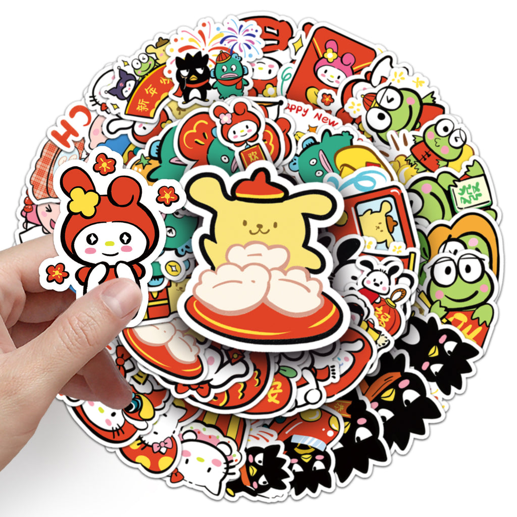 50Pcs Kawaii Waterproof Vinyl Stickers SRO117