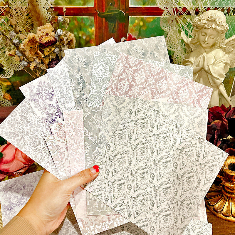 6 inch Baroque Scrapbook Paper Pad SKP036