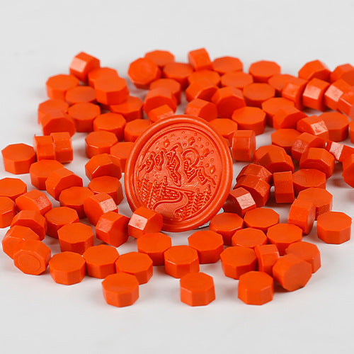 100 PCS Octagon Wax Seal Beads H52