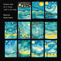10 Pcs Fantasy Night Sky Washi Stickers LGXH