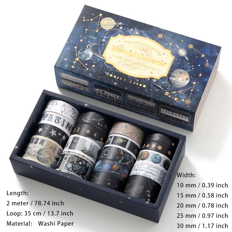 18 Rolls Vintage Washi Tape Set SGHL
