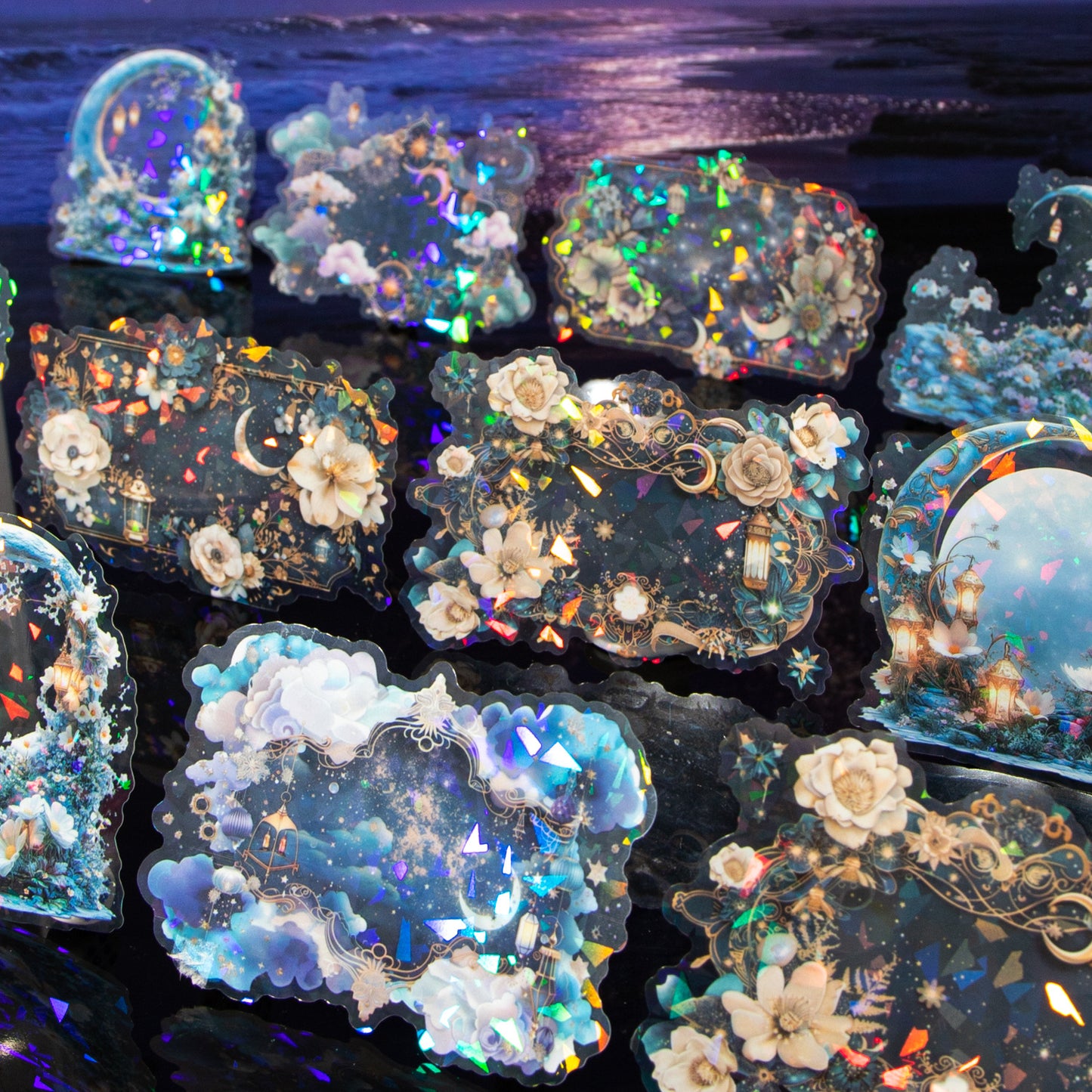 10 Pcs Fantasy Magic PET Stickers MFXH