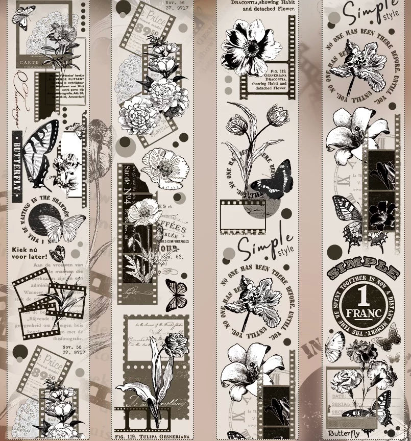 Floral Decorative Tape Rolls- Purebound Flora
