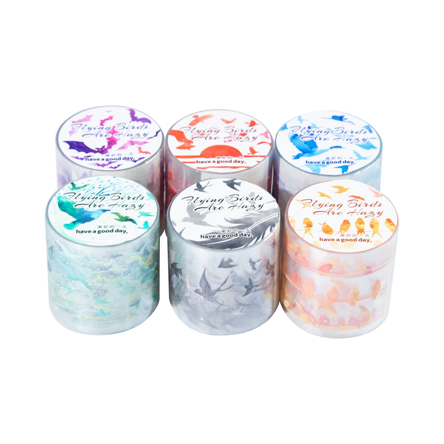 1 Roll Fly Birds PET Tape FNML