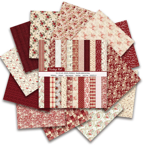 12 inch Scrapbook Paper Pad JYY076