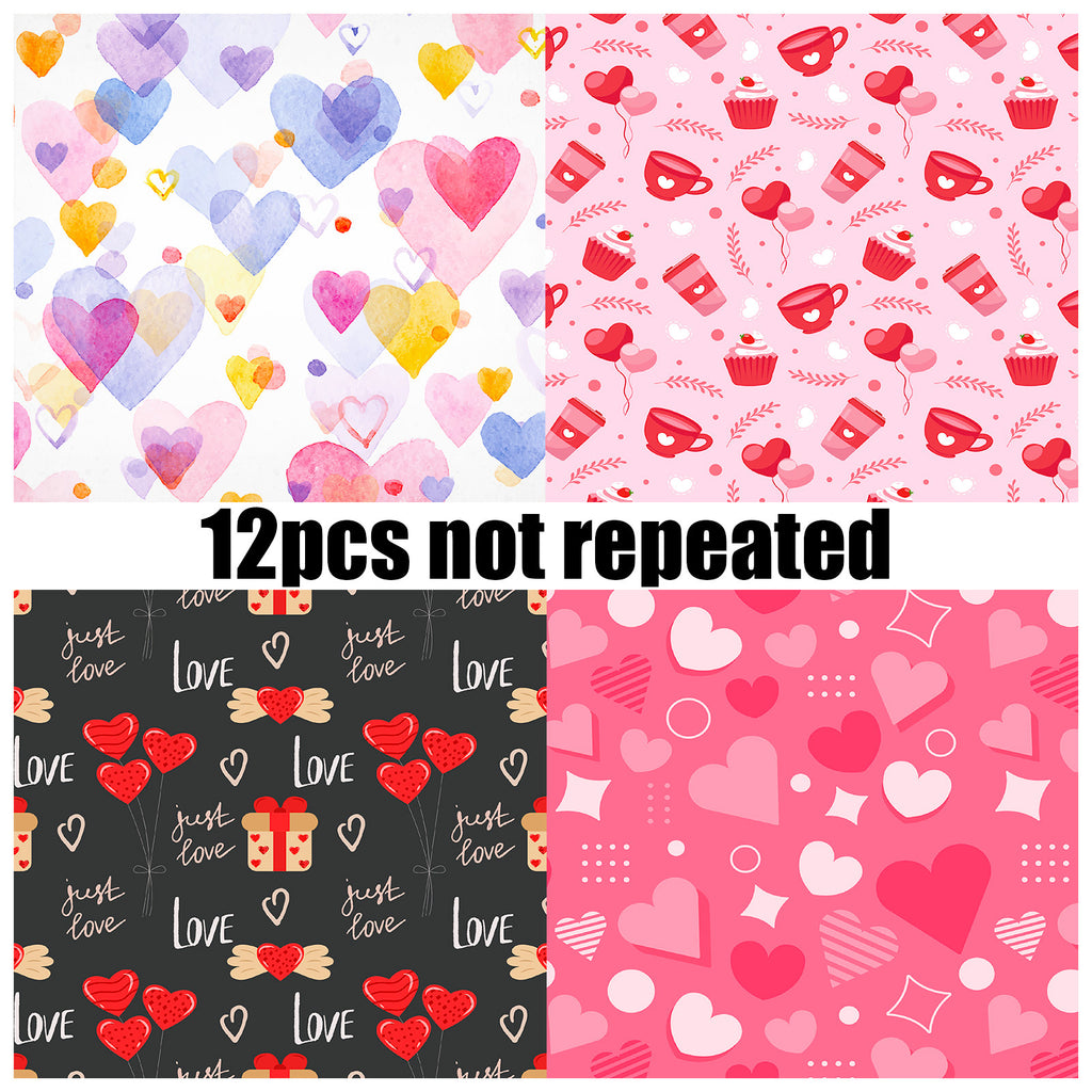 6 inch Valentine's Day Scrapbook Paper Pad PA772