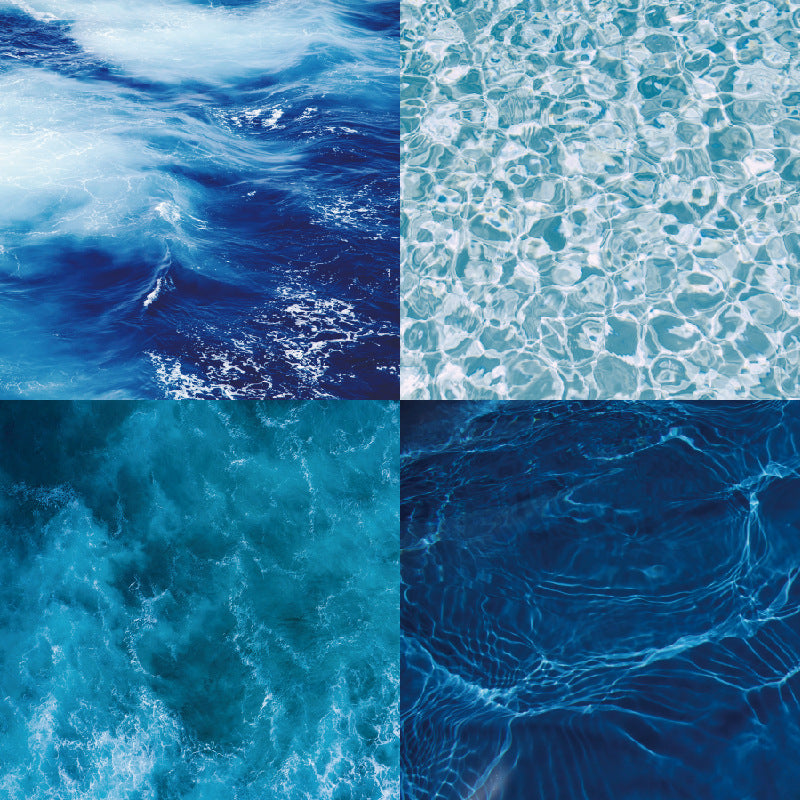 6 inch Water Texture Scrapbook Paper Pad SKP023