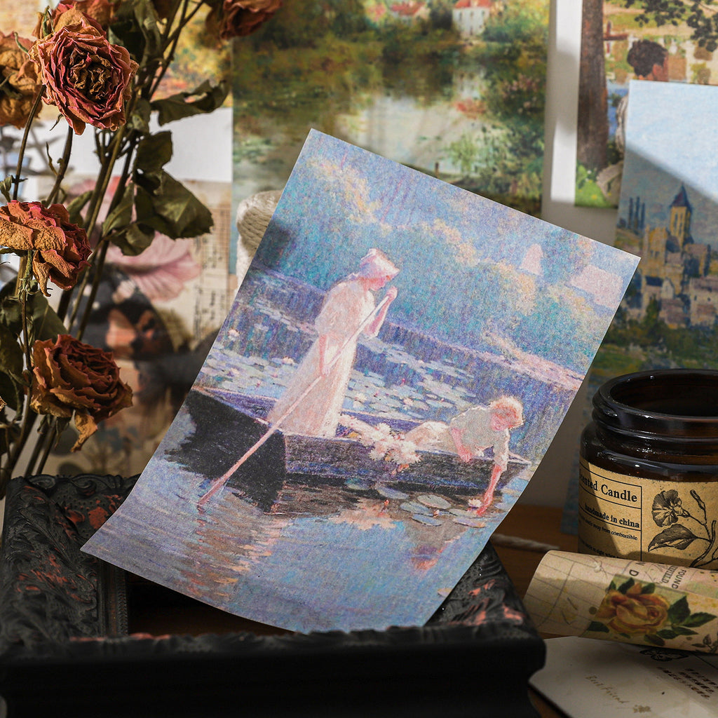 40 Sheets Vintage Scrapbook Paper SYML