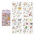 4 Pcs Kawaii Cartoon Cats PET Stickers - Have Fun