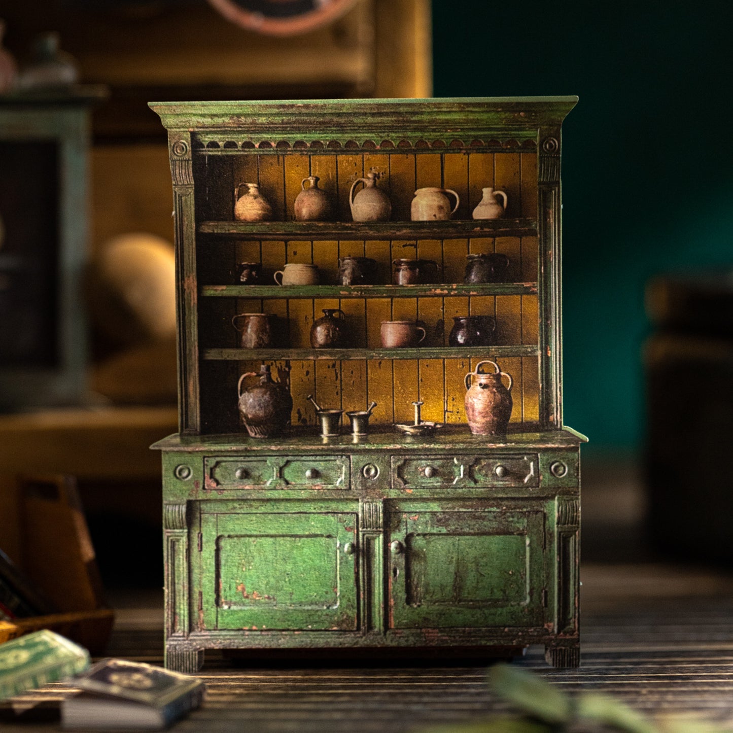 10 Pcs Vintage Shelf Journal Stickers FGJY