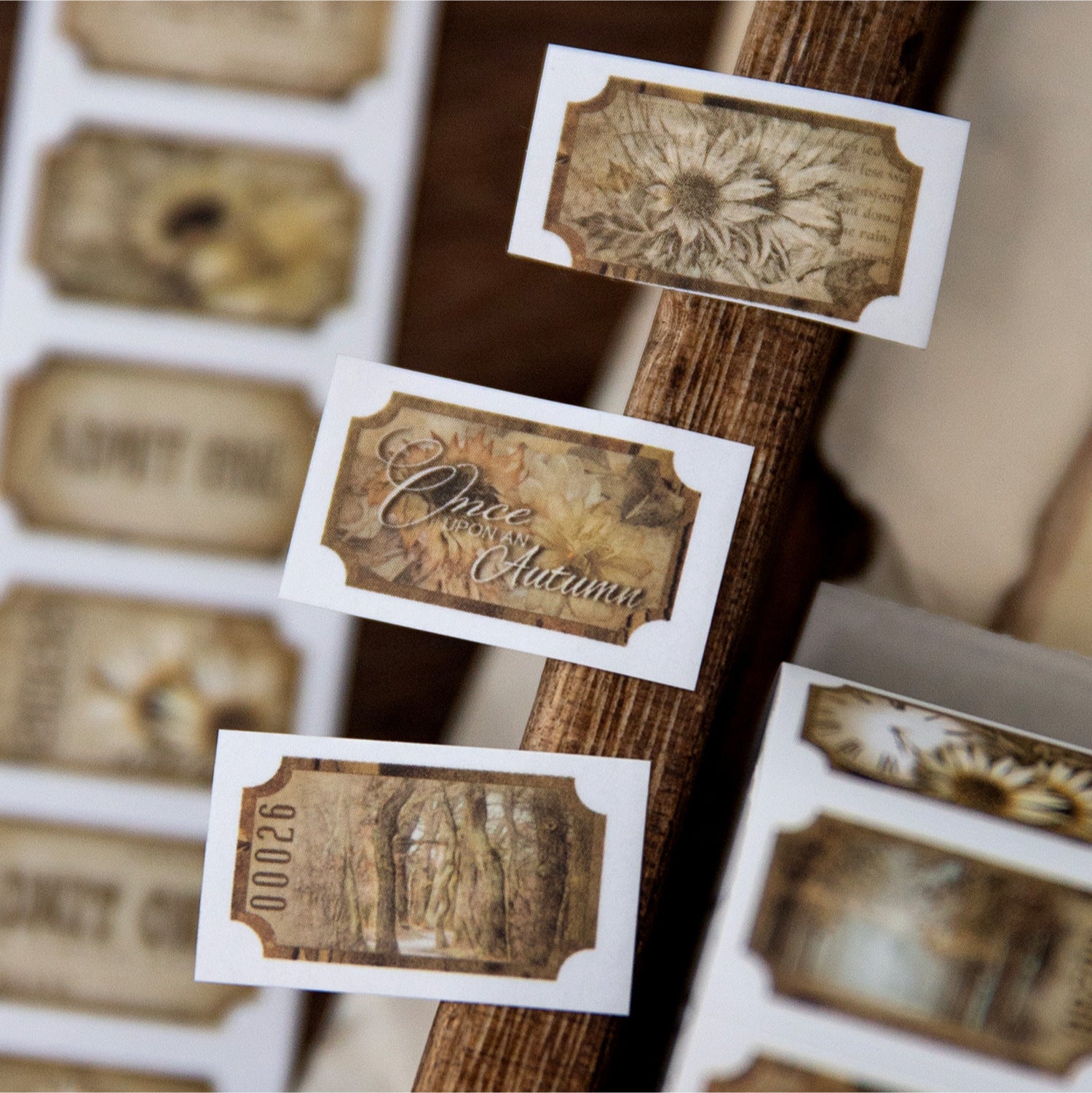 1 Roll Retro Pre-cut Stickers Tape FGRC