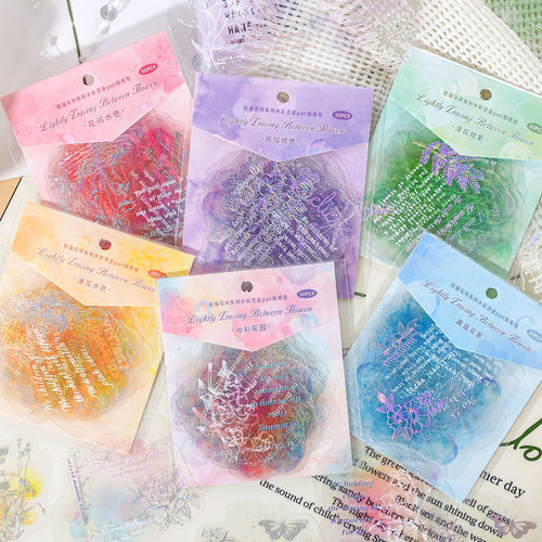 10 Pcs Watercolor Quote PET Stickers QMHJ