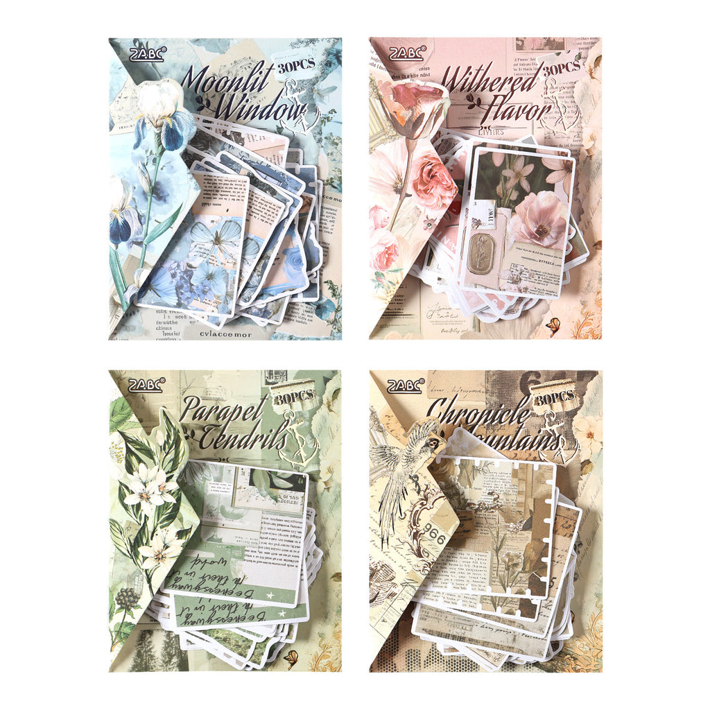 20 Pcs Vintage Aesthetic Journal Stickers YAYJ