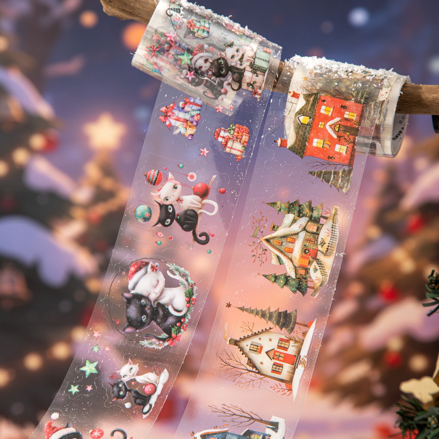 1 Roll Christmas Theme Washi Tape QYSDY