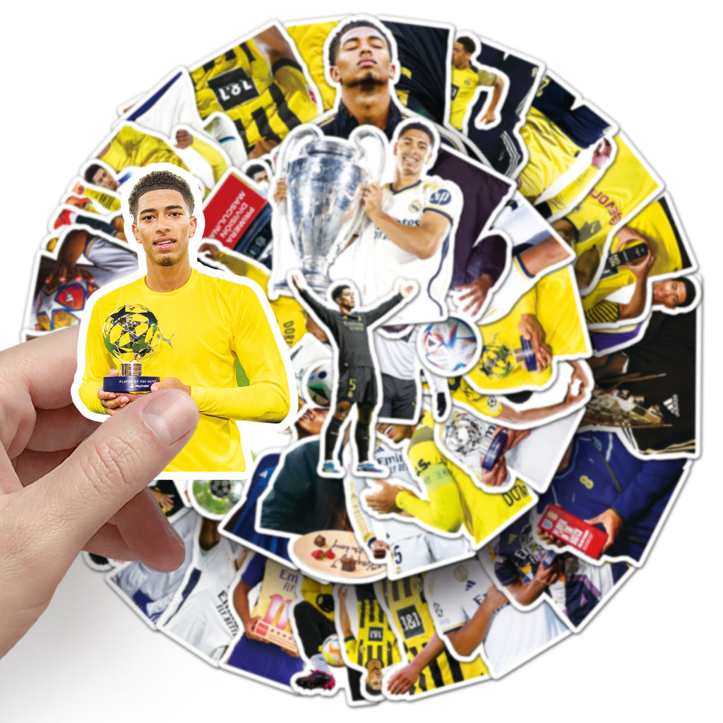 50Pcs Football Theme Waterproof Vinyl Stickers STY11