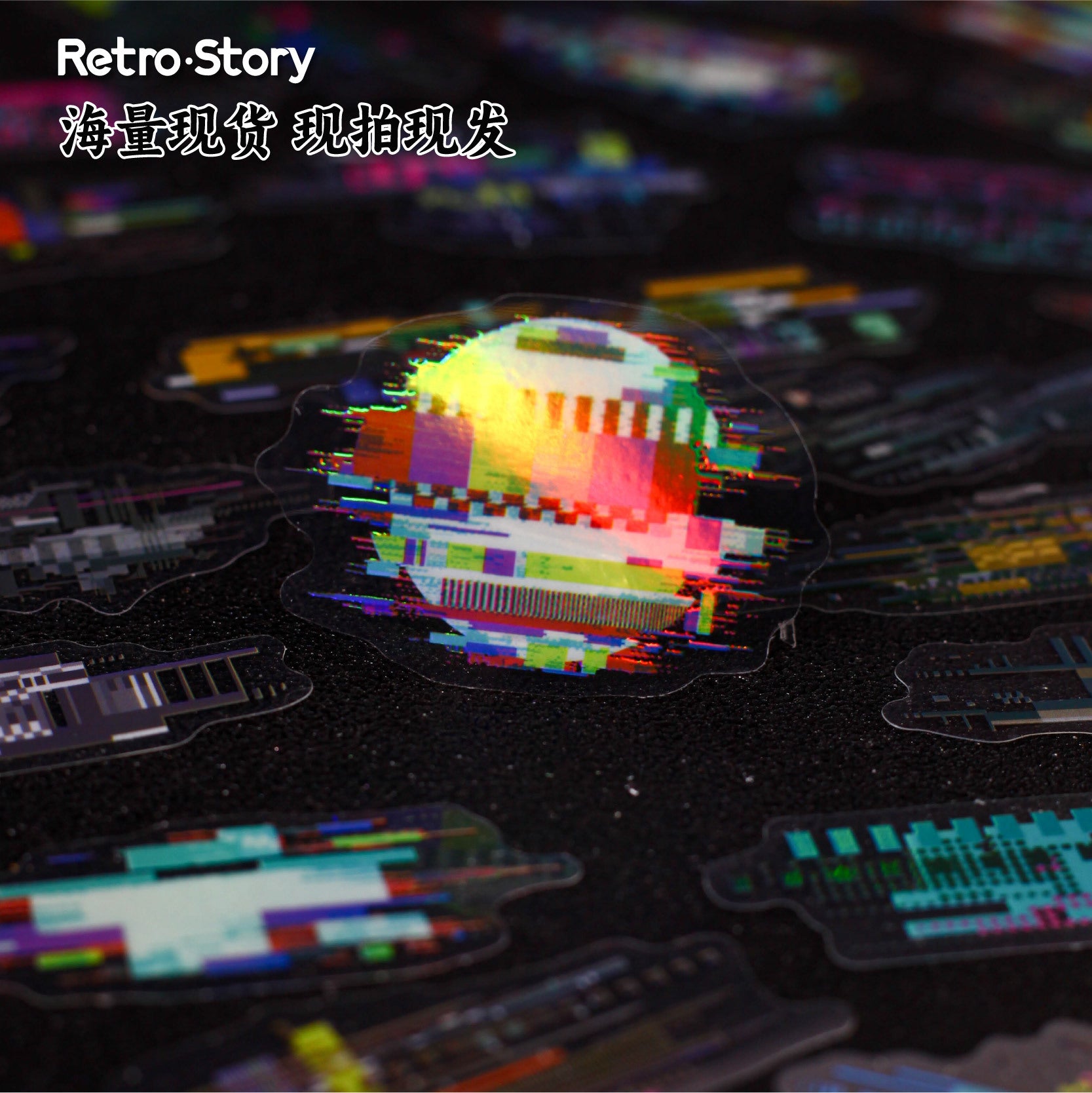 20 Pcs Punk Themed PET Stickers ZDKJ