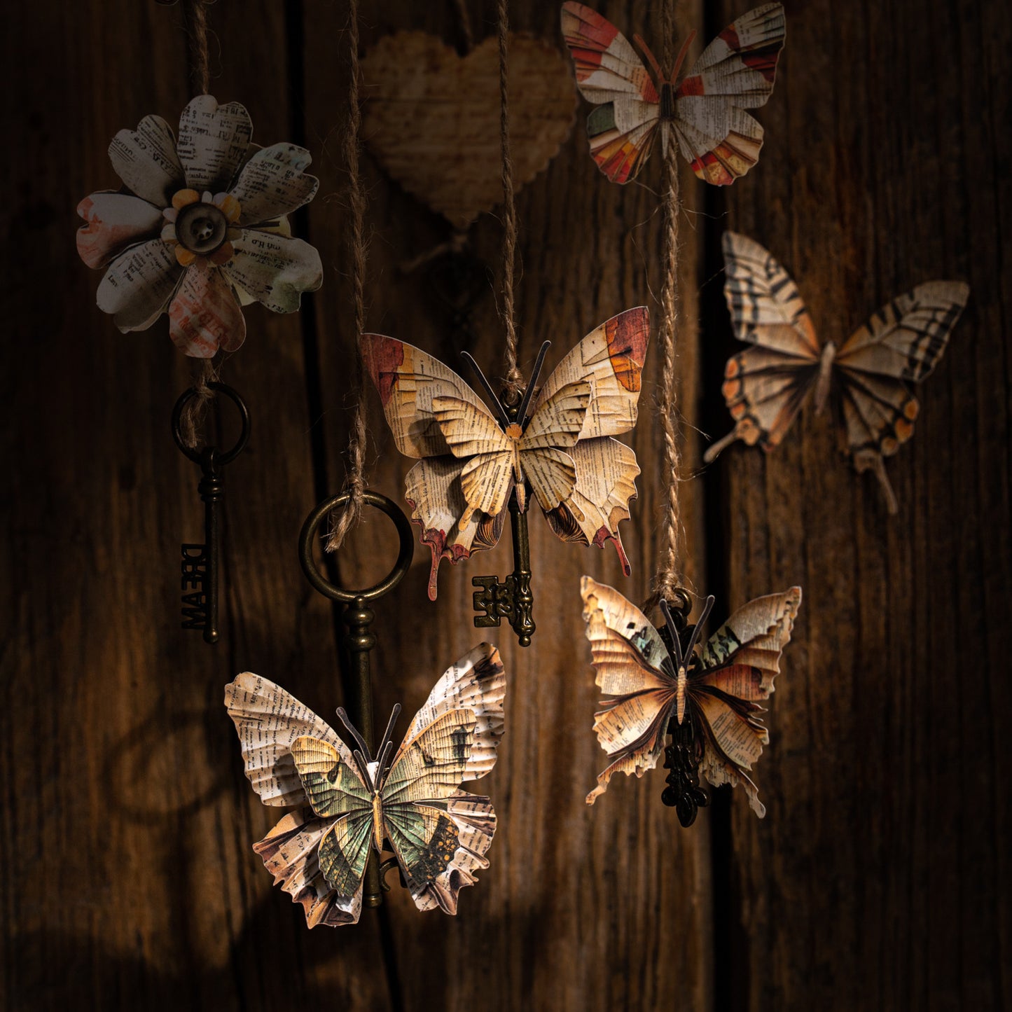 20 Pcs Vintage Junk Journal Stickers CYSKDX