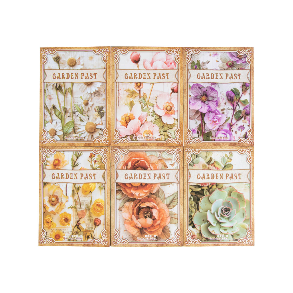 30 Pcs Flowers Scrapbook Paper HYWS