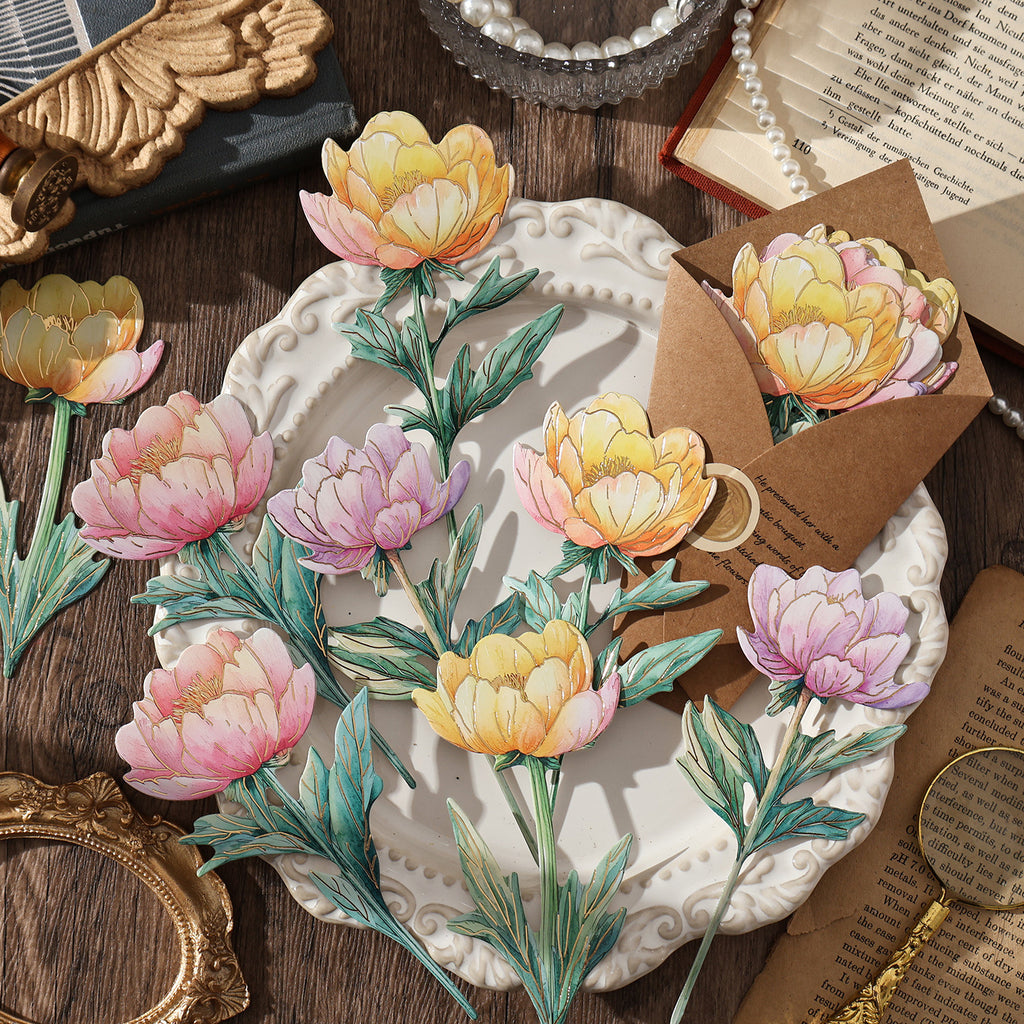 8 Pcs Large Size Paper Flower HYXL