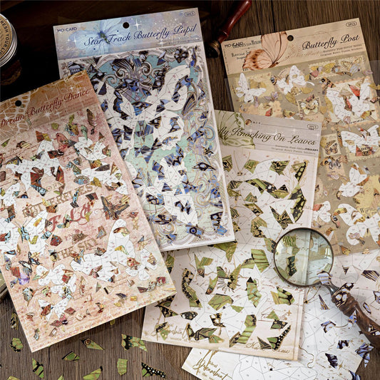 Buttefly Theme Diy Puzzle  Stickers HDYJ