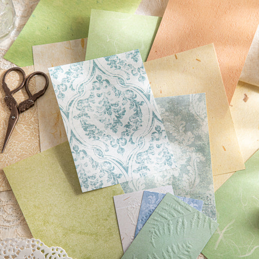 34 Sheets Embossed Paper and Scrapbook Paper CYCJ