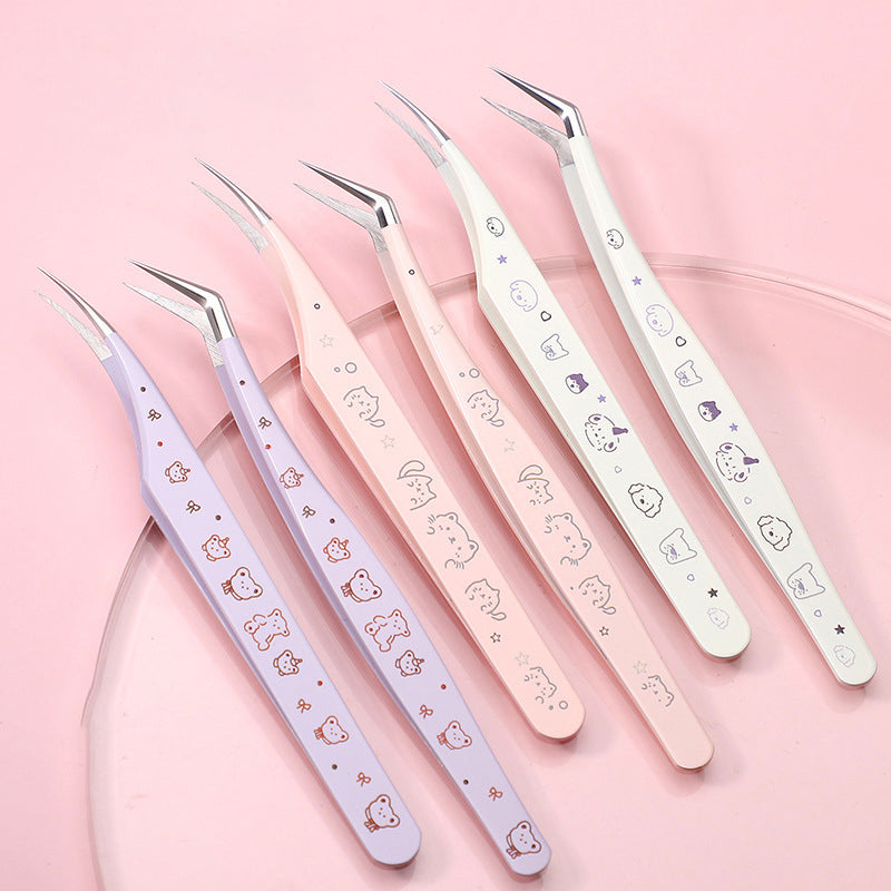 Precision Craft Tweezers with Leather Pouch