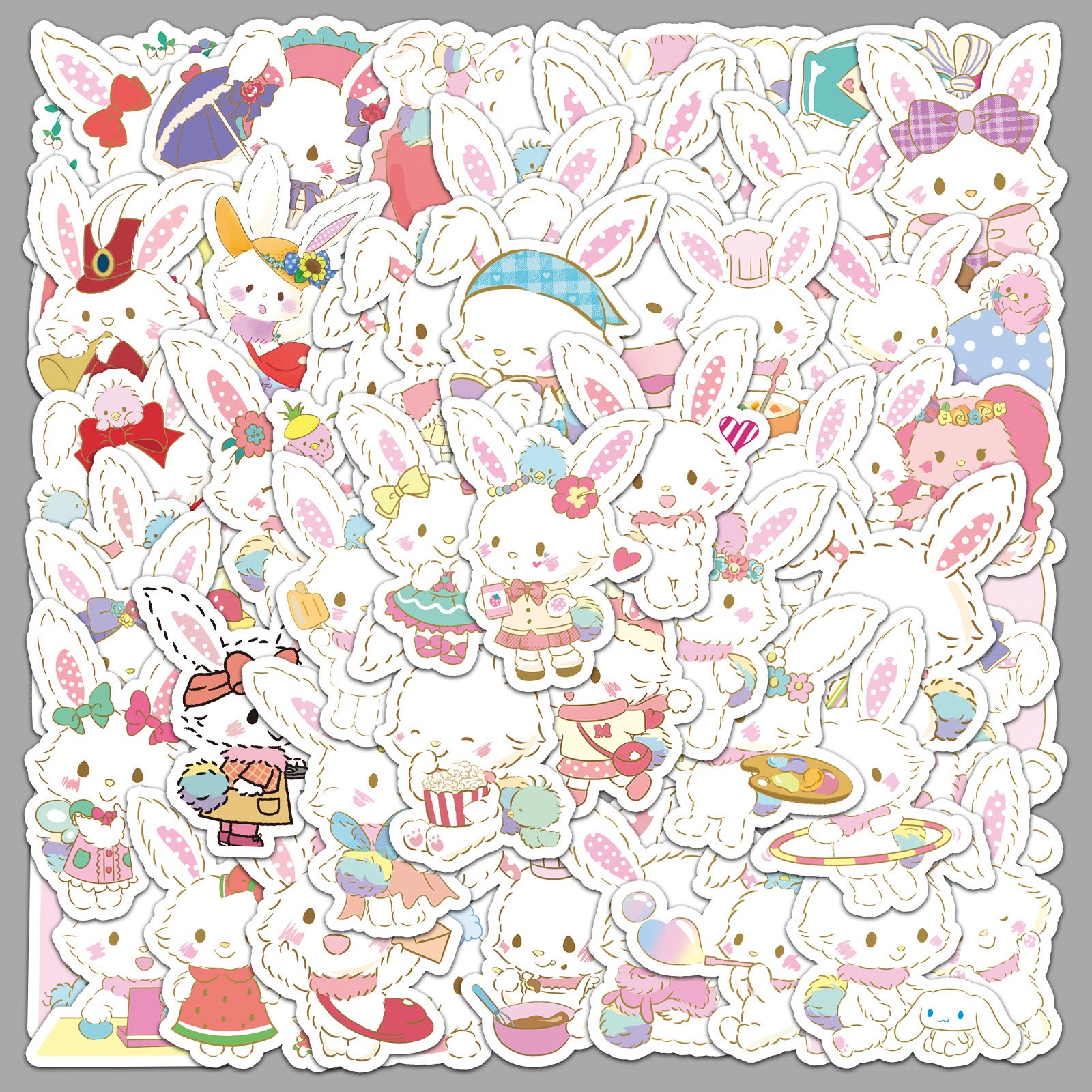 50Pcs Kawaii Waterproof Vinyl Stickers SRO144