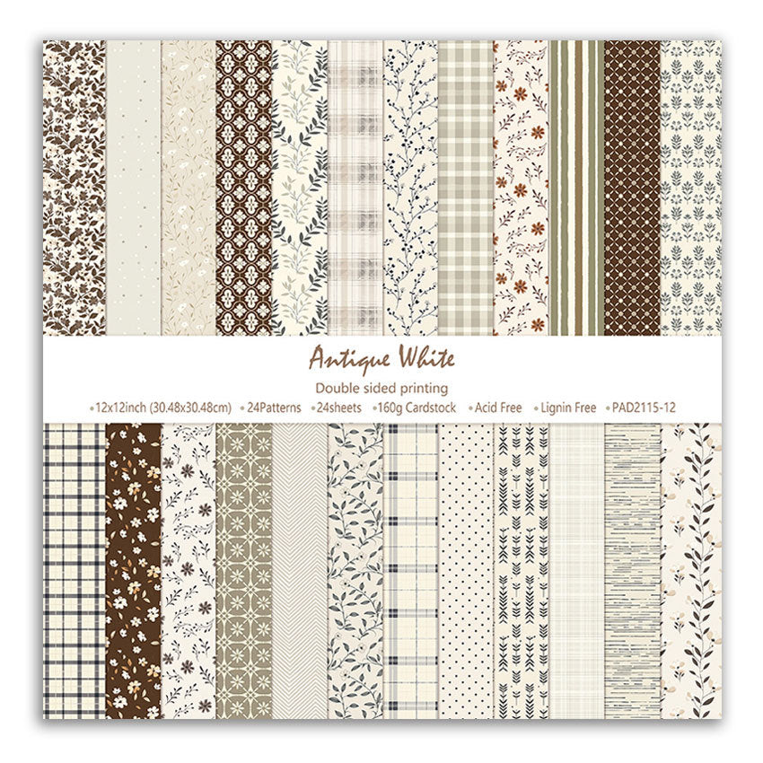 12 inch Scrapbook Paper Pad JYY115