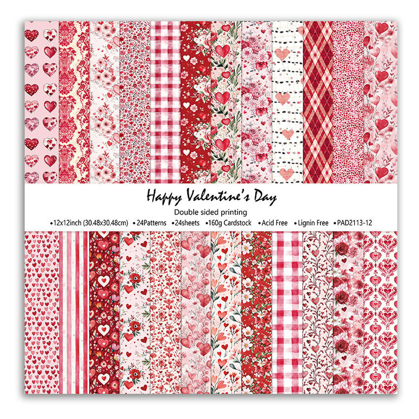 12 inch Scrapbook Paper Pad JYY113