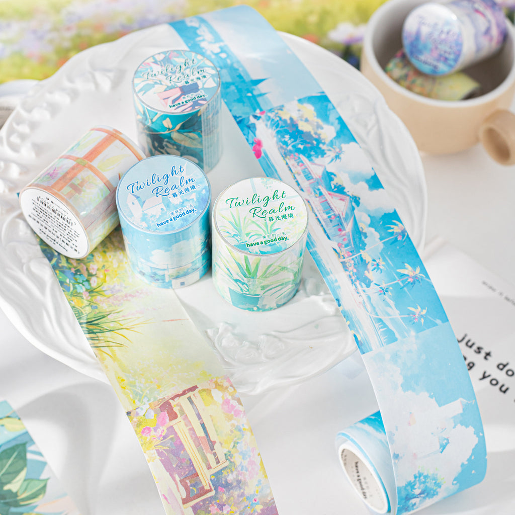 1 Roll Cartoon Landscape Washi Tape MGMJ