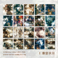 40 Pcs Vitnage Landscape Scrapbook Paper JRHXQ