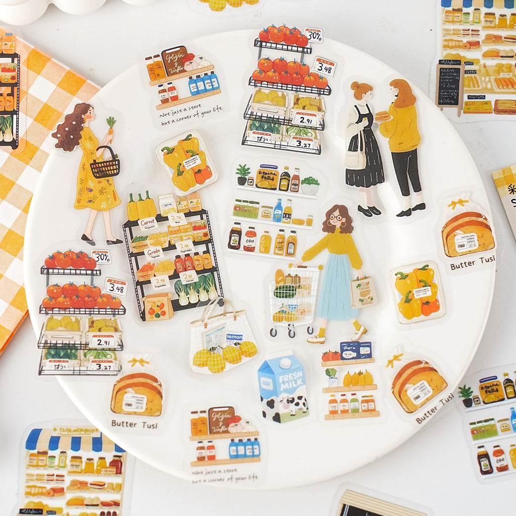 30 Pcs Dialy Life PET Stickers DLRC