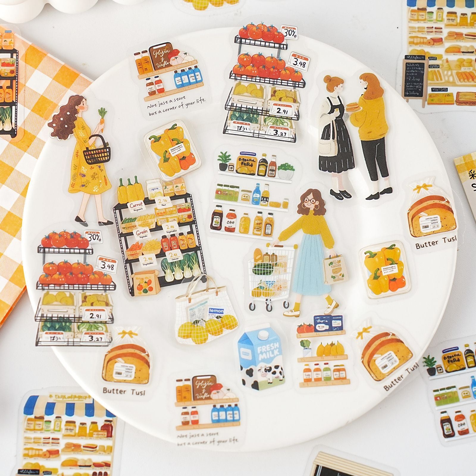 30 Pcs Dialy Life PET Stickers DLRC