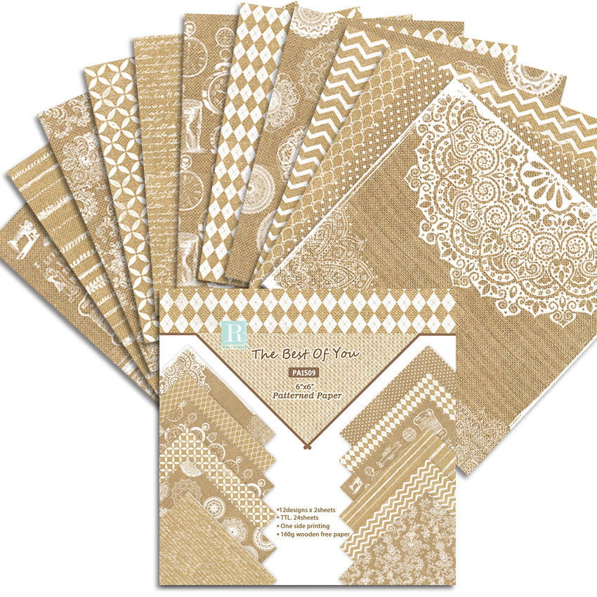 6 inch Scrapbook Paper Pad JYY1509