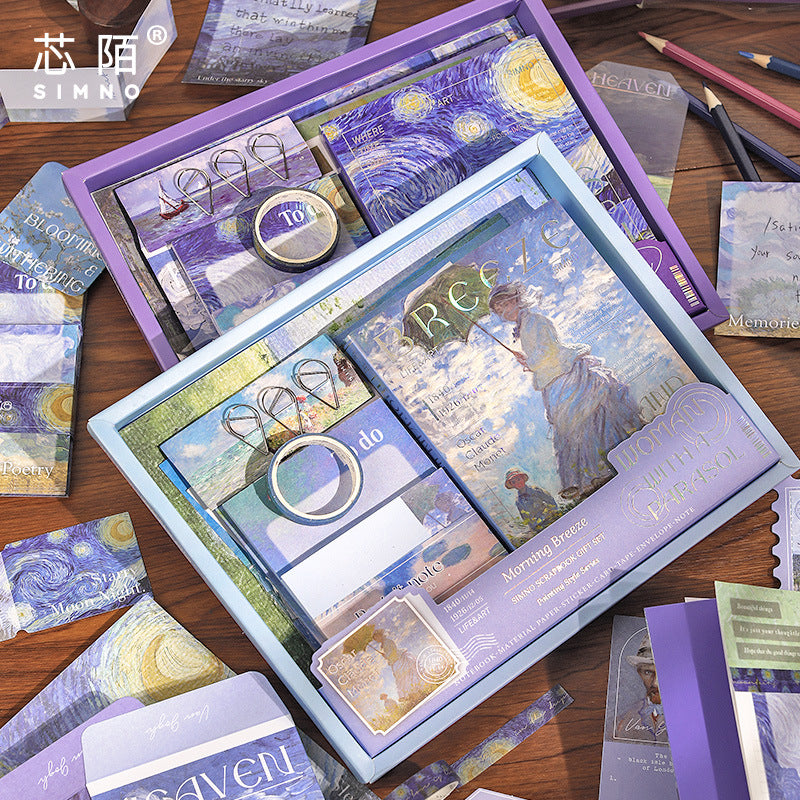 116 Pcs Painting Theme Scrapbook Supplies Set YHXL