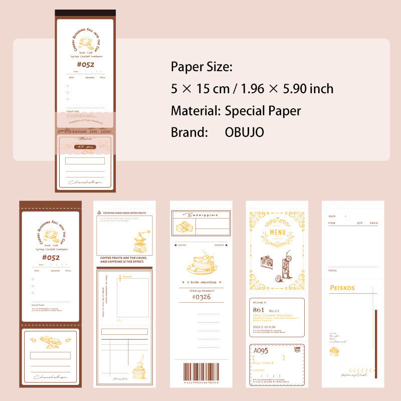 50 Pcs Creative Noteapd Paper SGJY