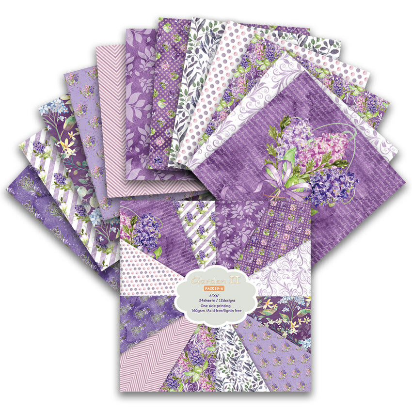 6 inch Scrapbook Paper Pad JYY6019