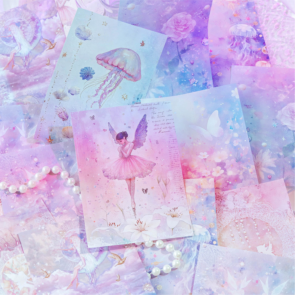 30 Pcs Fanatsy Scrapbook Paper RMSH