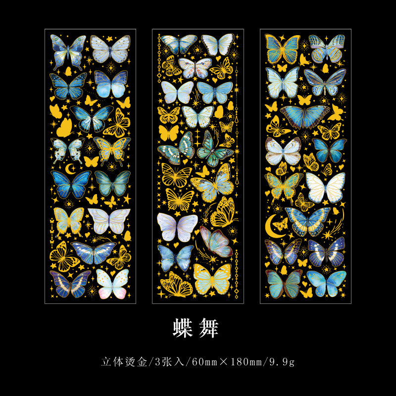 PET Butterfly Stickers BTF08