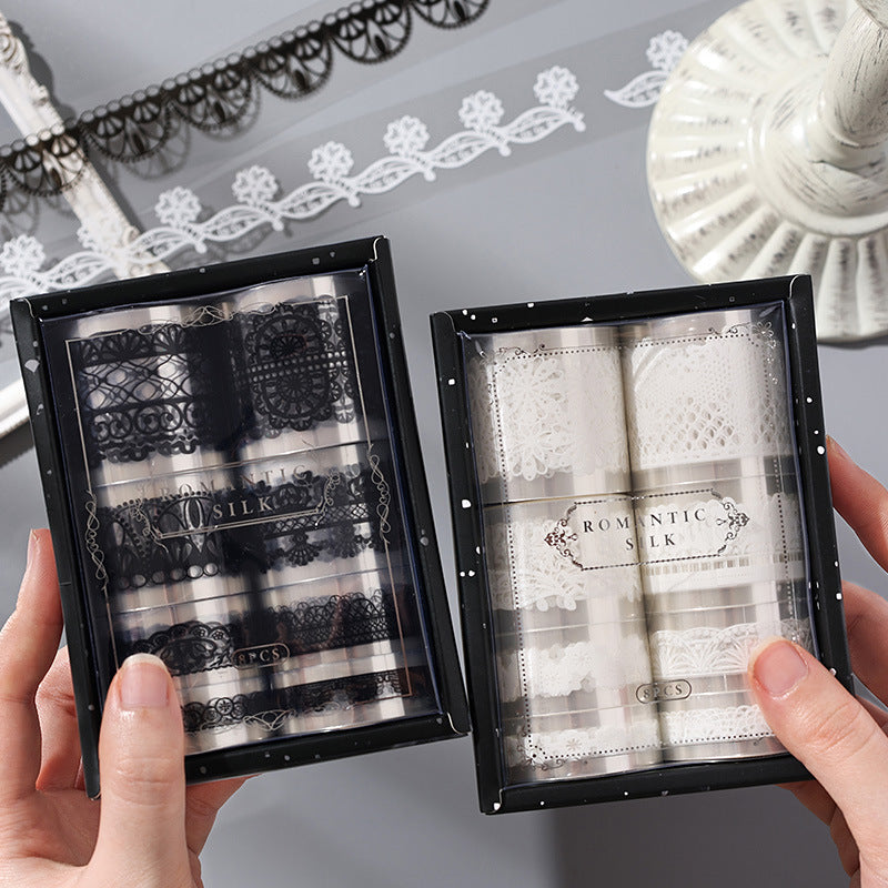 8 Rolls Lace PET Tape Set LMSY