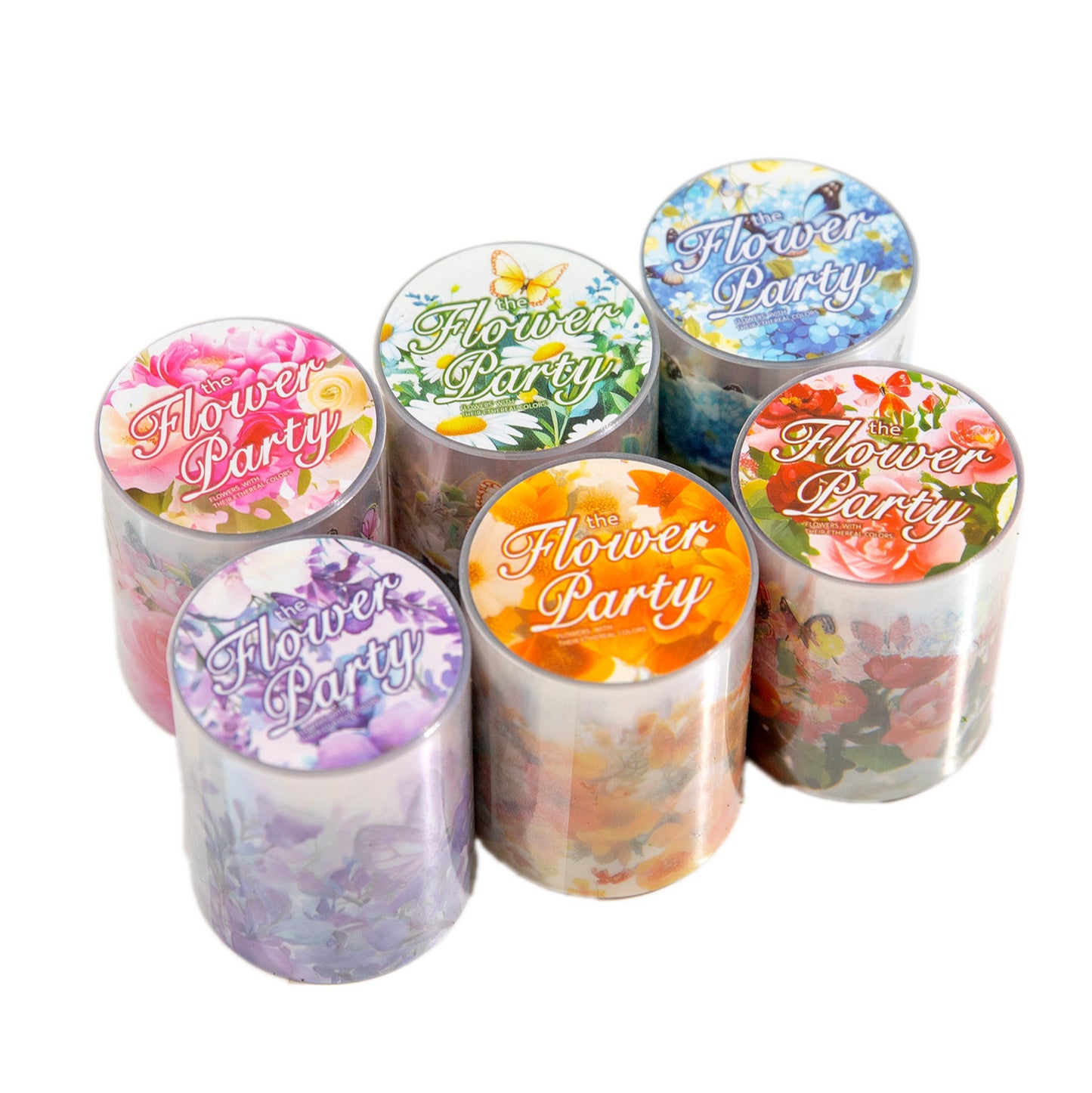 1 Roll Flower Butterfly PET Tape HDJH