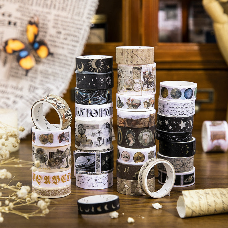 18 Rolls Vintage Washi Tape Set SGHL