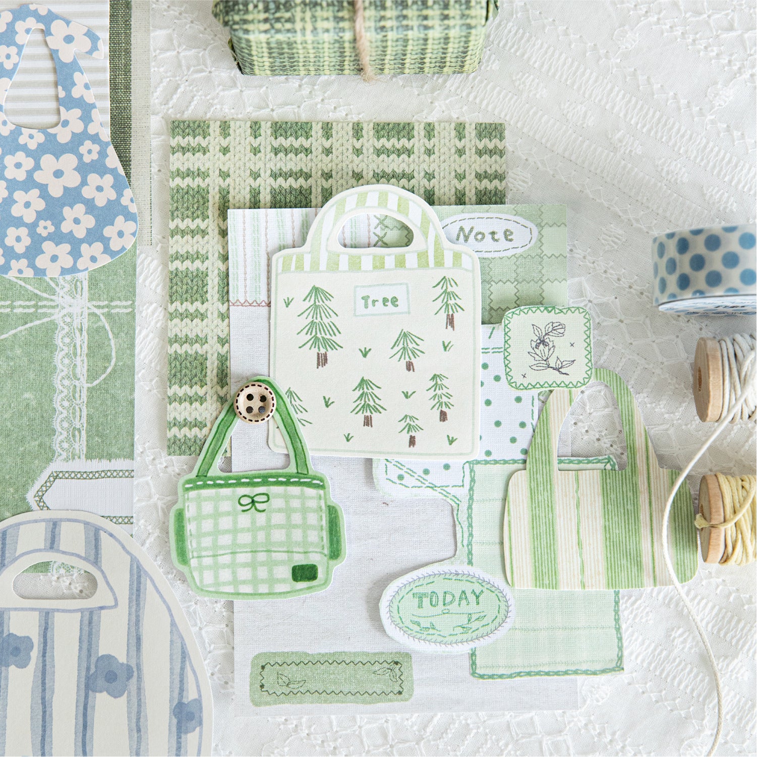 20 Pcs Bag Themed Stickers LGXB