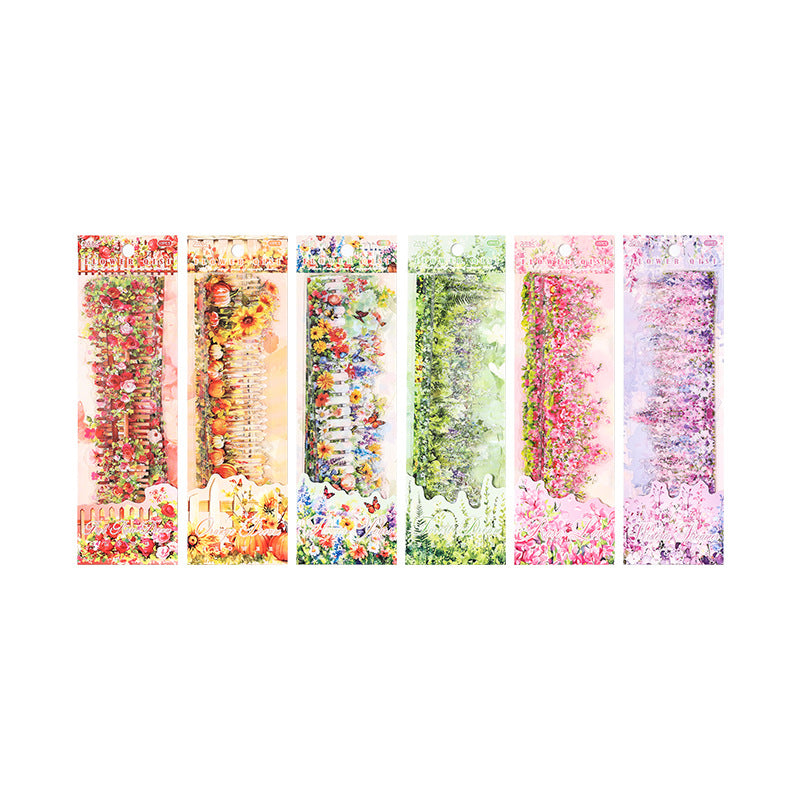 20 Pcs Garden Fence PET Stickers HHQS