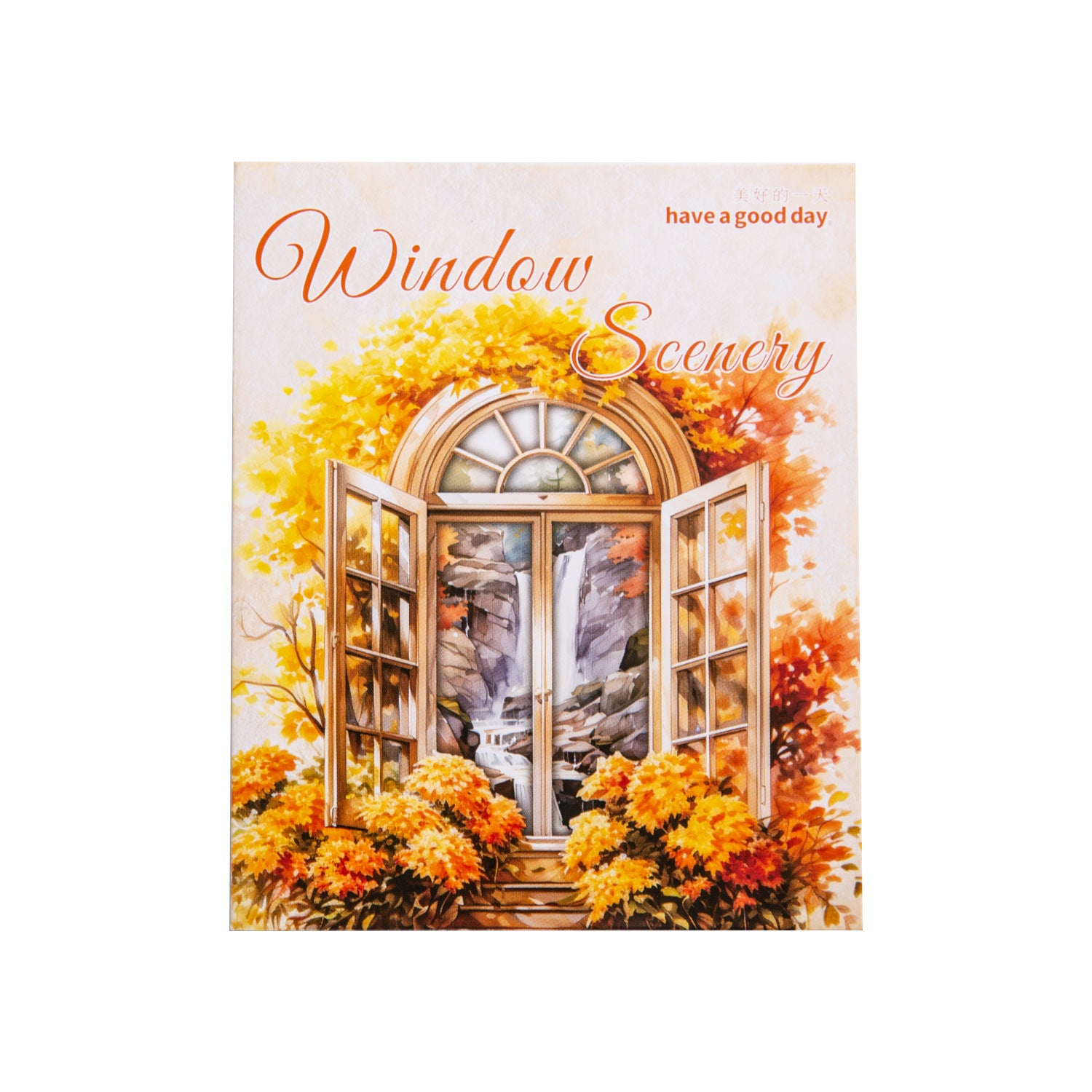 10 Pcs Windows Garden PET Stickers SJCJ