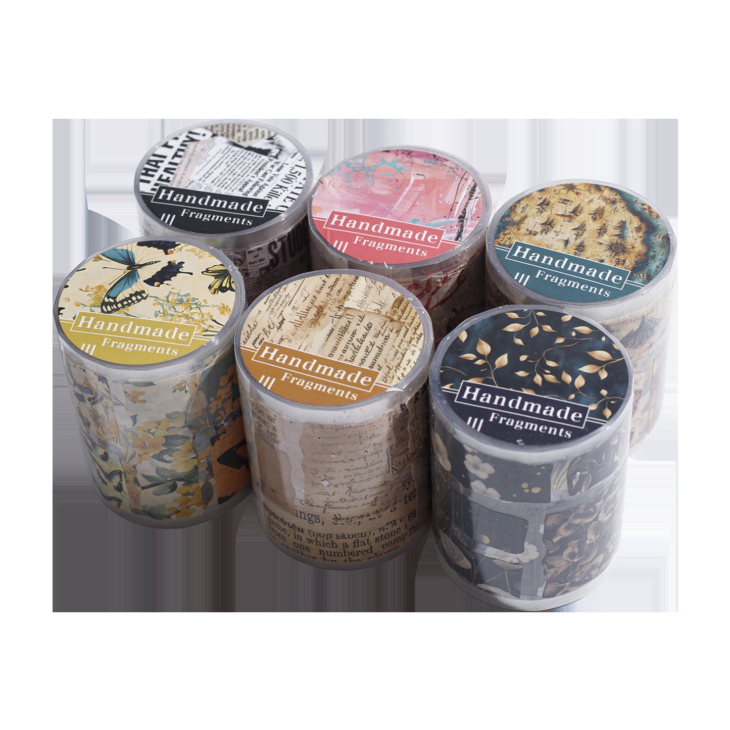 1 Roll Vintage Floral Stickers Tape SZSY