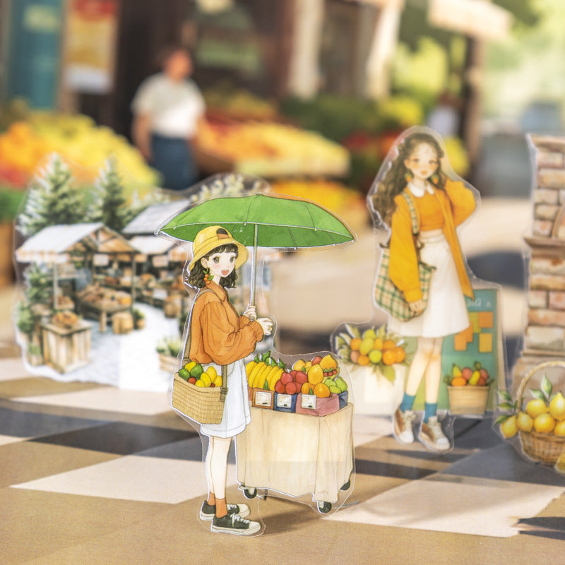 1 Roll Daily Life PET Stickers Tape RSGHS