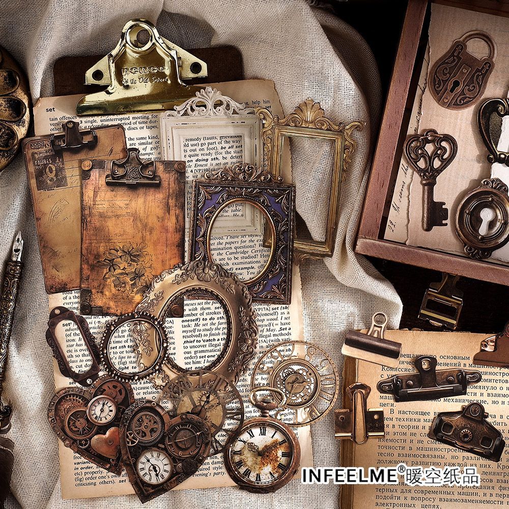 30 Pcs Vintage Gadgets Stickers ZGHX