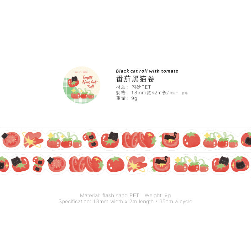 1 Roll Cute Fruit PET Tape SGTX